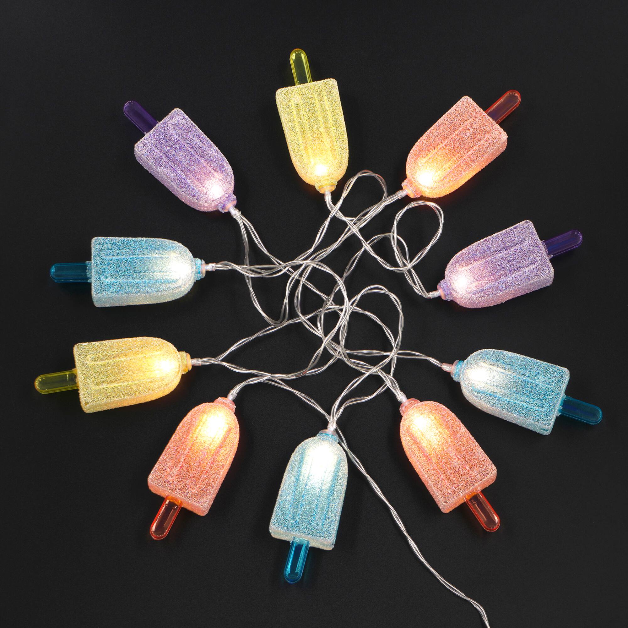 10ct. Popsicle LED String Lights by Ashland®